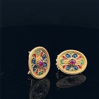 Boucles d'oreilles Cianfrone Gioielli Femme in Or Rubino 0.60 Ct OROR-75-198 - OROR-75-198